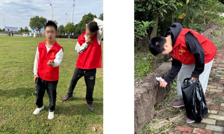 绿色同行 共筑美好 | 莲孝残疾人托养服务中心环保志愿活动纪实(图1)